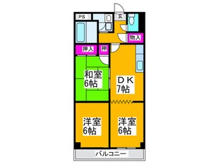 第2安田ビルの物件間取画像